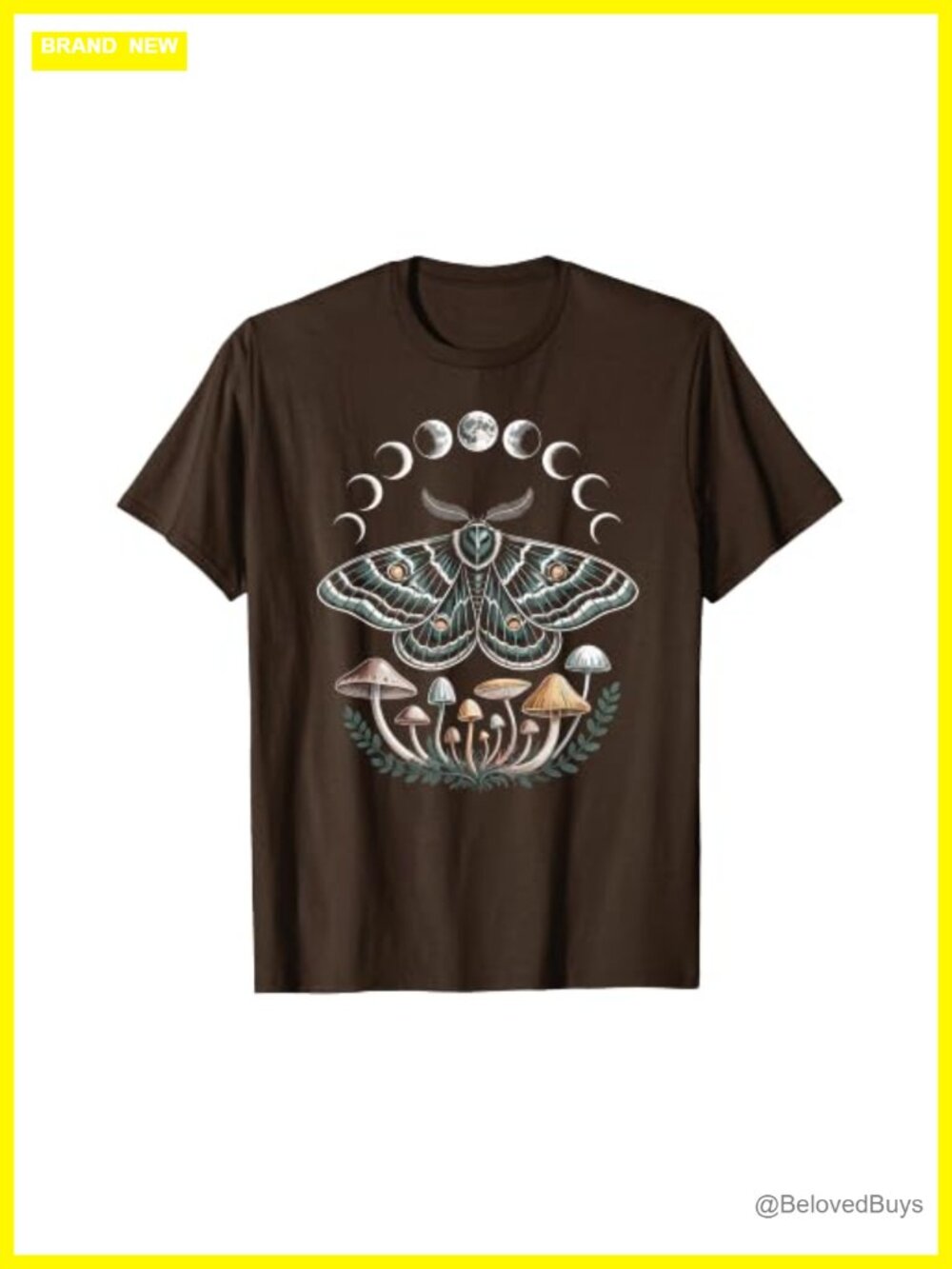 Butterfly Moth Fairycore Graphic Tee Short Sleeve Cottagecore Top